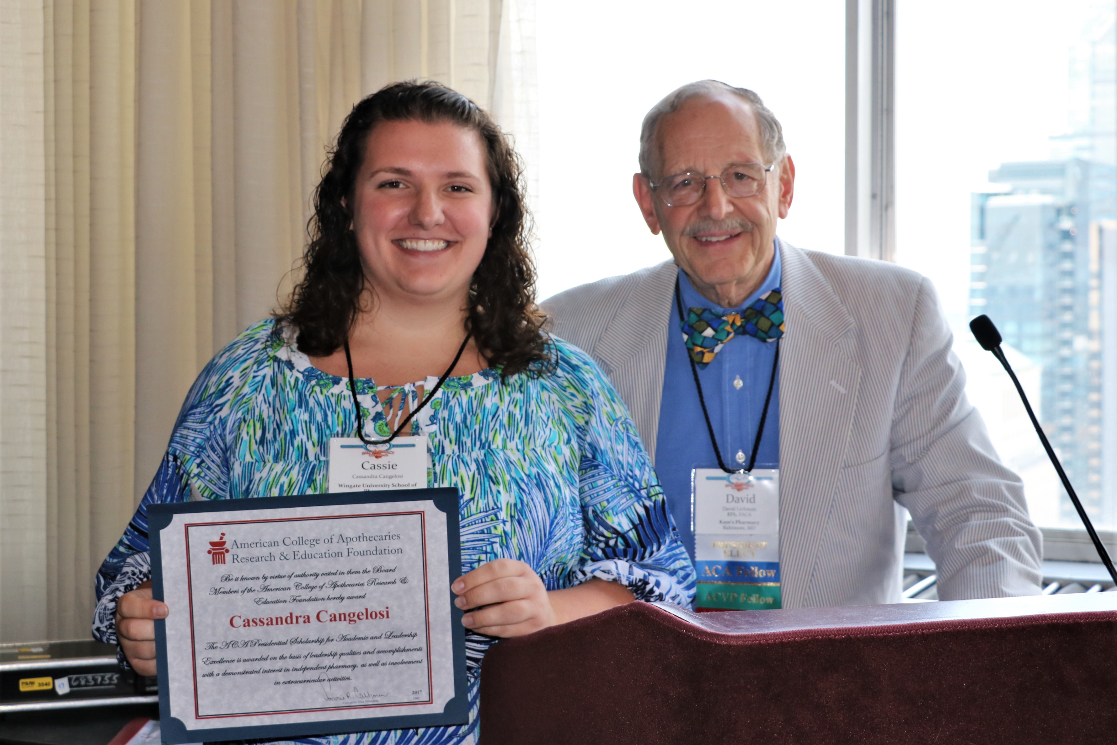 ACA Presidential Scholarship